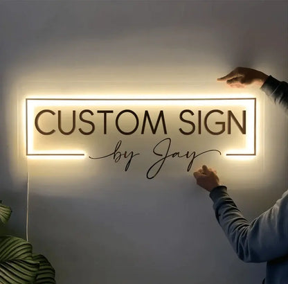 Customize Acrylic Neons Signs Or WhatsApp 03377232454
