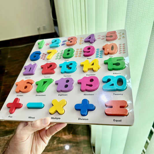 Kids Numeric Learning counting and DMAS colorful board